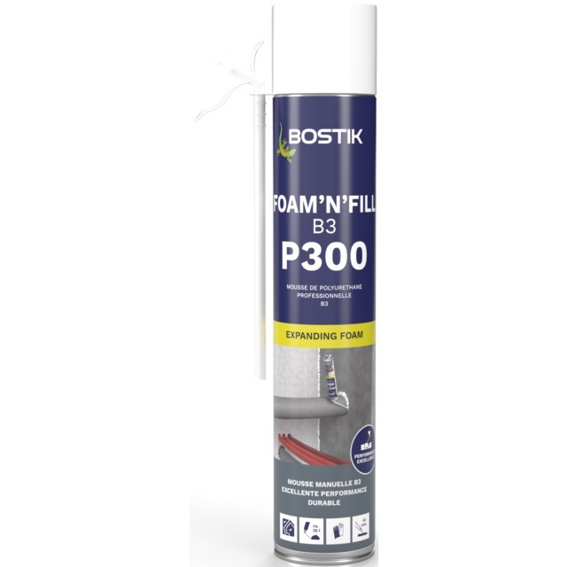 Mousse Polyurethane Isolante Foam'n'fill B3 Aerosol 750ML Bostik référence fournisseur 33085140
